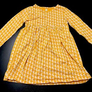 Tea Collection yellow bunny dress size 3